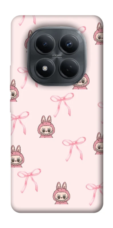 Чохол на Xiaomi Redmi Note 15 Pro 4G Pink bows and Labubus фото 1 з 1