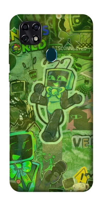 Чохол на ZTE Blade 20 Smart Dandysworld tv green theme фото 1 з 1