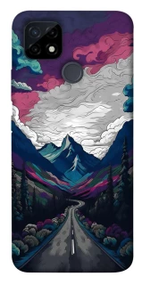 Чехол на Realme C25Y Нарисованные горы фото 1 из 1