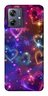 Чохол на Motorola Moto G54 Drawn hearts фото 1 Чохол на Motorola Moto G54 Drawn hearts фото 1 з 1