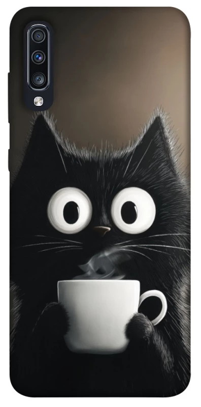 Чехол на Samsung Galaxy A70 (A705F) morning cat фото 1 из 1