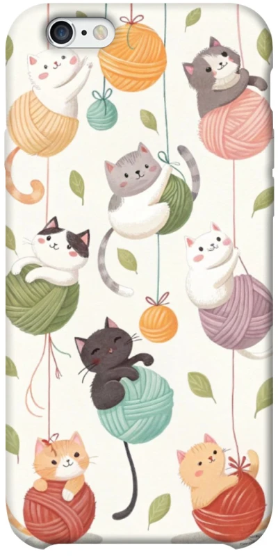 Чехол на Apple iPhone 6/6s plus (5.5") Funny Kittens фото 1 из 1