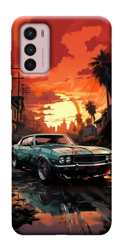 Чохол на Motorola Moto G42 Car at sunset фото 1 з 1