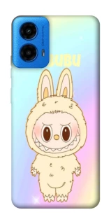 Чехол на Motorola Moto G45 Fluffy Rainbow Labubu фото 1 из 1