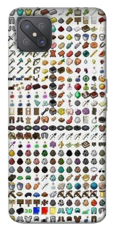 Чохол на Oppo A92s Minecraft v2 фото 1 з 1