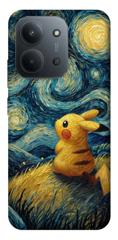 Чохол на Xiaomi Redmi 15C (EU) Pikachu and Van Gogh фото 1 з 1
