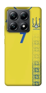 Чохол на Xiaomi 14T Pro UA-Football ver.3 фото 1 з 1