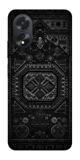 Чехол на Oppo A18 Черный ковер фото 1 из 1