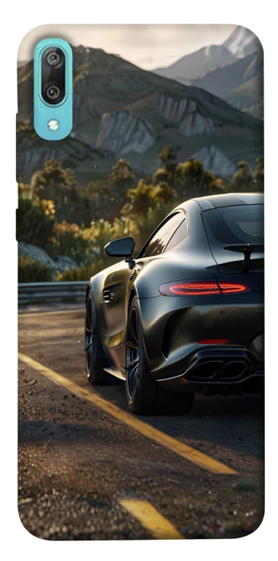 Чехол на Huawei Y6 Pro (2019) Car in the mountains фото 1 из 1