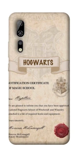 Чехол на ZTE Axon 10 Pro The Hogwarts acceptance letter фото 1 из 1