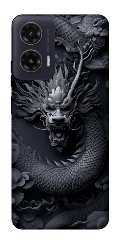 Чохол на Motorola Moto G35 black dragon фото 1 з 1