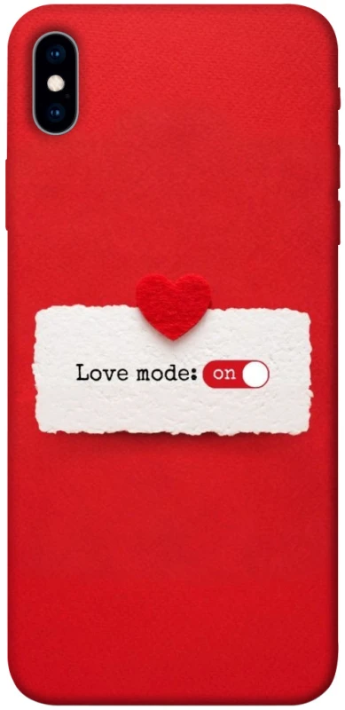 Чехол на Apple iPhone XS Max (6.5") Love Mode ON фото 1 из 1