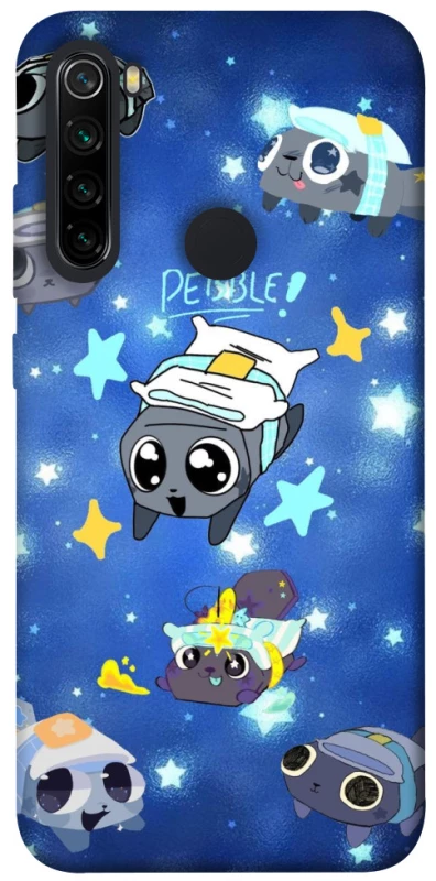 Чехол на Xiaomi Redmi Note 8 Pebble kitten stars фото 1 из 1