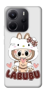 Чехол на Xiaomi Redmi Note 14 4G (Europe version) Hello Kitty Labubu фото 1 из 1