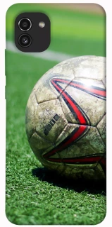Чехол на Samsung Galaxy A03 Мяч на газоне фото 1 из 1