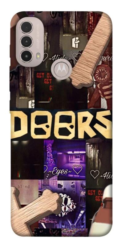 Чохол на Motorola Moto E40 Roblox doors dark mode фото 1 з 1