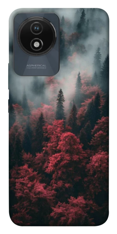 Чехол на Vivo Y02 Red Wood фото 1 из 1