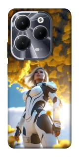 Чохол на Infinix Hot 40 Cyber space girl ver.3 фото 1 з 1