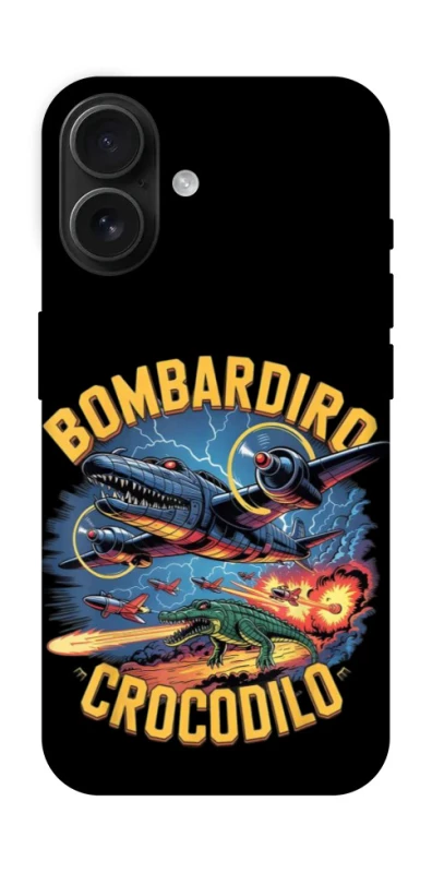 Чохол на Apple iPhone 16 Bombardino Crocodilo v2 фото 1 з 1
