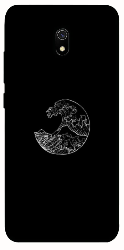 Чехол на Xiaomi Redmi 8a Black tsunami фото 1 из 1
