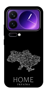Чохол на Xiaomi 17 Pro Max Ukraine black map фото 1 з 1
