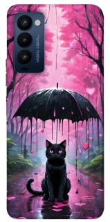 Чохол на TECNO Camon 18 Black cat фото 1 з 1