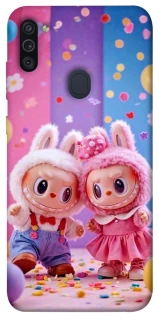 Чехол на Samsung Galaxy M11 Labubu twins ver.3 фото 1 из 1