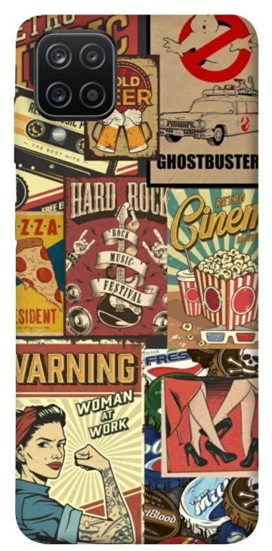 Чохол на Samsung Galaxy A12 Retro collage ver.2 фото 1 з 1