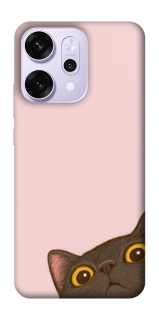 Чехол на Oppo Reno 14 Pro Peeping cat фото 1 Чехол на Oppo Reno 14 Pro Peeping cat фото 1 из 1