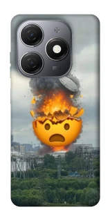 Чехол на TECNO Spark 20 Moscow never sleeps ver.2 фото 1 из 1