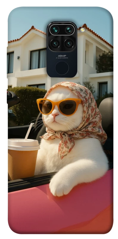 Чохол на Xiaomi Redmi Note 9 / Redmi 10X Stylish Cat Cruise фото 1 з 1