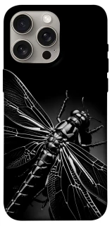 Чехол на Apple iPhone 15 Pro Max (6.7") Black dragonfly фото 1 из 1