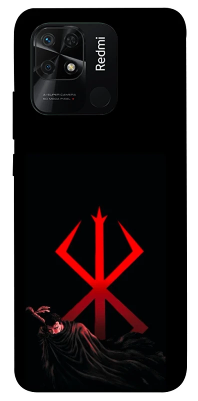 Чохол на Xiaomi Redmi 10C Berserk Red Logo фото 1 з 1