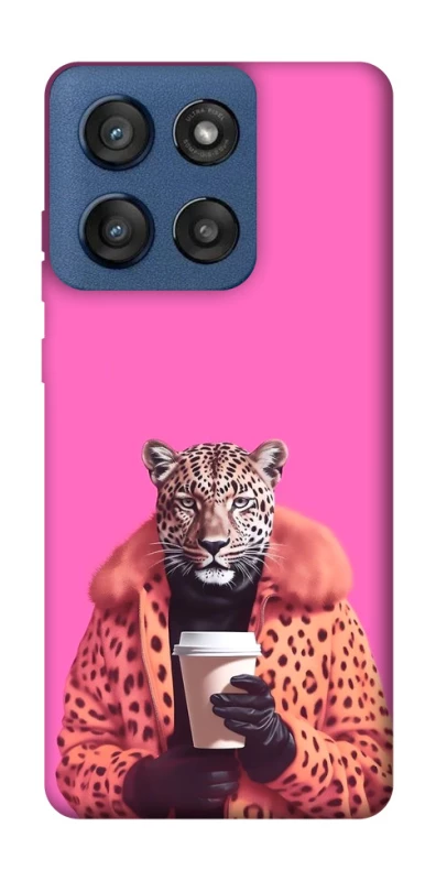 Чохол на Motorola Edge 60 Stylus Леопард з кавою фото 1 з 1