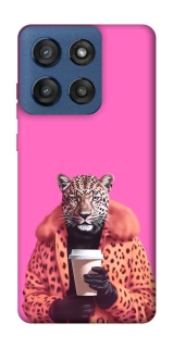 Чохол на Motorola Edge 60 Stylus Леопард з кавою фото 1 з 1