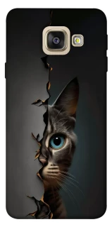 Чехол на Samsung A520 Galaxy A5 (2017) Кот-подглядыватель v2 фото 1 из 1