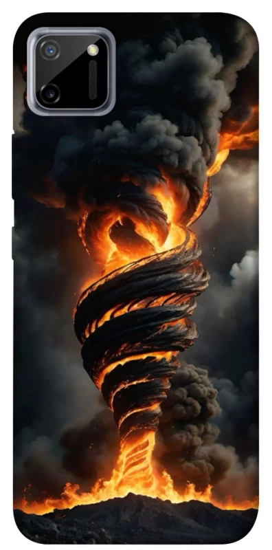Чехол на Realme C11 Огненный торнадо фото 1 из 1