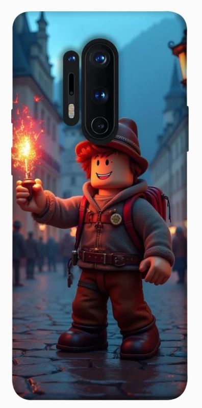 Чохол на OnePlus 8 Pro Roblox Fire Logo Blue Flames фото 1 з 1