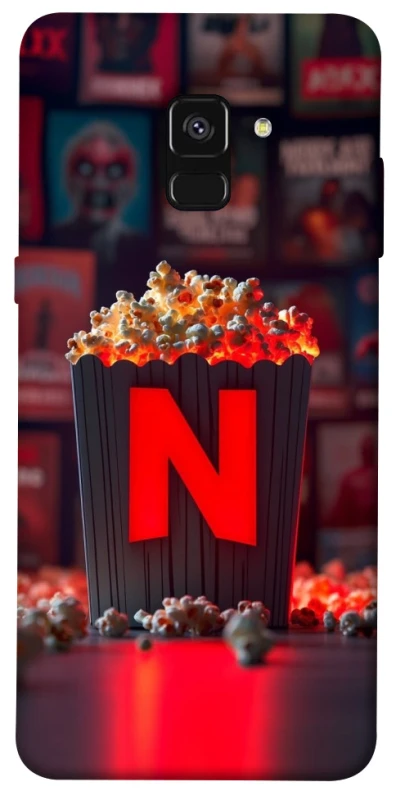 Чохол на Samsung A530 Galaxy A8 (2018) Netflix and popcorn фото 1 з 1