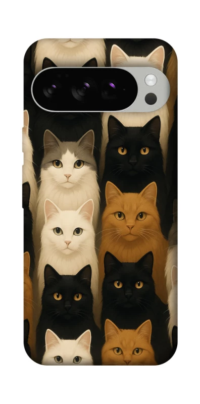 Чехол на Google Pixel 10 Pro Colorful Cat Collage фото 1 Чехол на Google Pixel 10 Pro Colorful Cat Collage фото 1 из 1