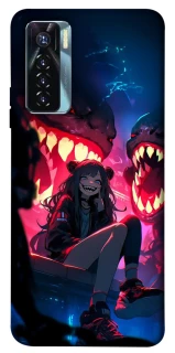 Чехол на TECNO Camon 17 Pro Anime girl фото 1 из 1