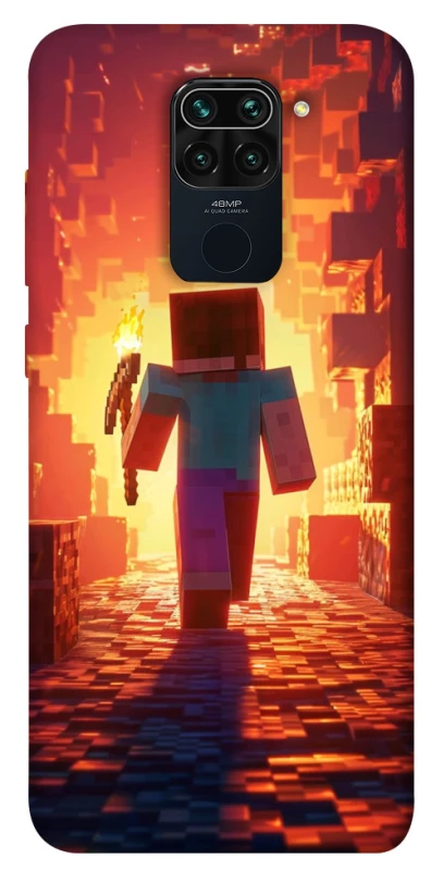 Чохол на Xiaomi Redmi Note 9 / Redmi 10X Minecraft adventure фото 1 з 1