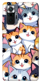 Чехол на Xiaomi Redmi Note 10 Pro Cute Cat v2 фото 1 из 1