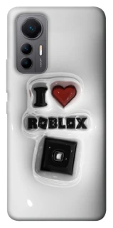 Чохол на Xiaomi 12 Lite I love Roblox фото 1 з 1