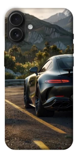 Чехол на Apple iPhone 16 Plus Car in the mountains фото 1 из 1