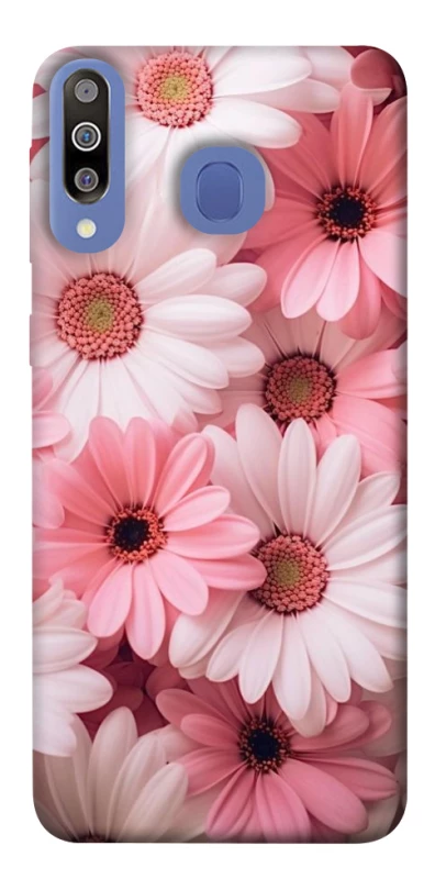 Чехол на Samsung Galaxy M30 Розовые цветы v2 фото 1 из 1