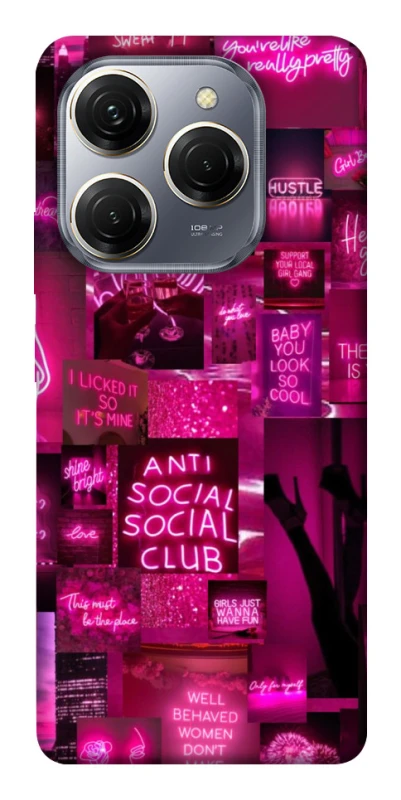 Чехол на TECNO Spark 20 Pro Hot collage ver.7 фото 1 из 1