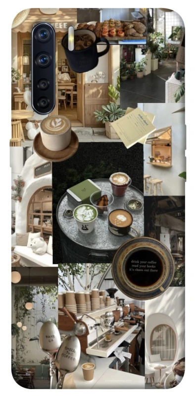 Чехол на Oppo A91 Coffee collage ver.4 фото 1 из 1