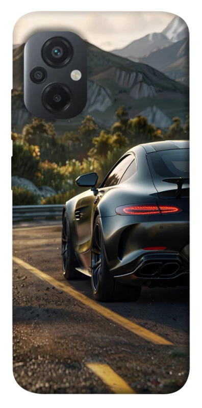 Чехол на Xiaomi Poco M5 Car in the mountains фото 1 из 1