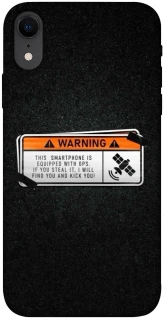 Чехол на Apple iPhone XR (6.1") Warning фото 1 из 1